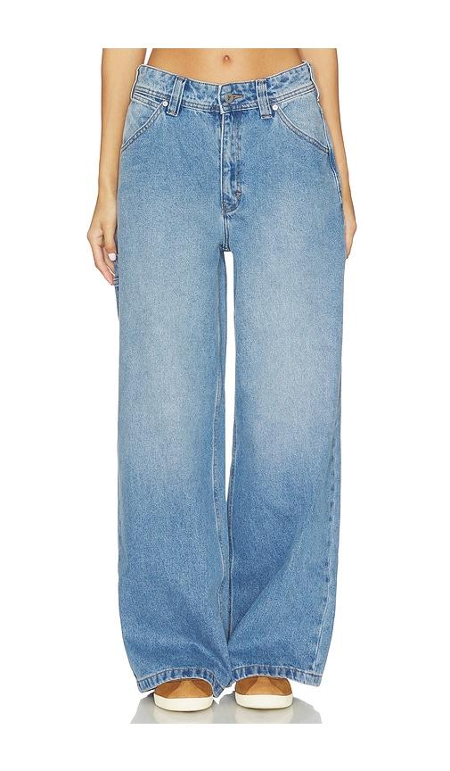 abrand 95 super baggy jeans in blue.