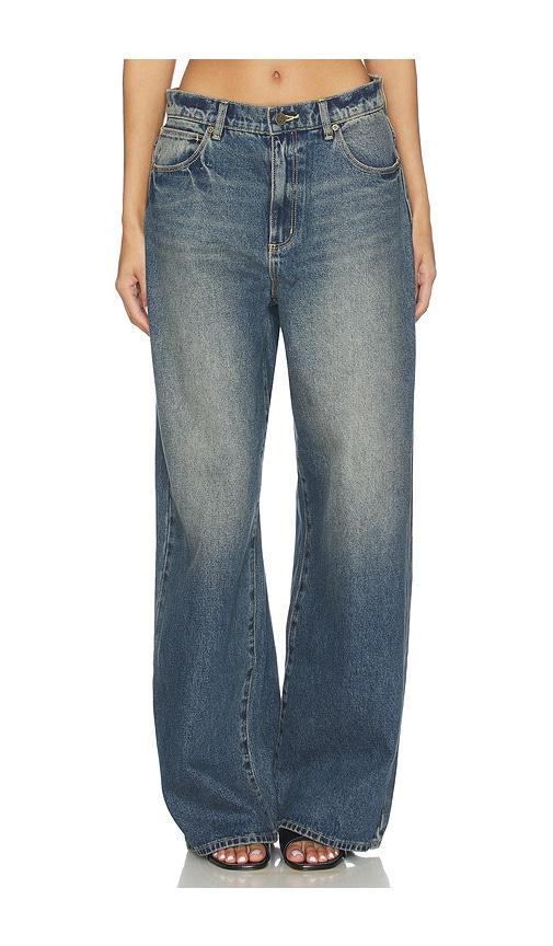 abrand 95 super baggy jeans in blue.