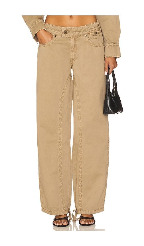 abrand 99 baggy in tan.