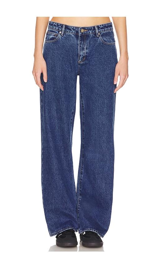 abrand 99 baggy wide leg in denim-dark.