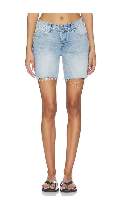 abrand 99 relaxed short in blue.