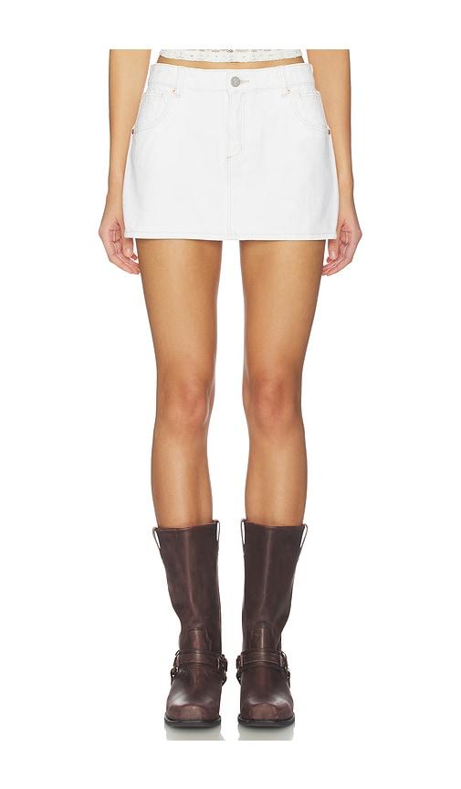 abrand 99 skirt in white.