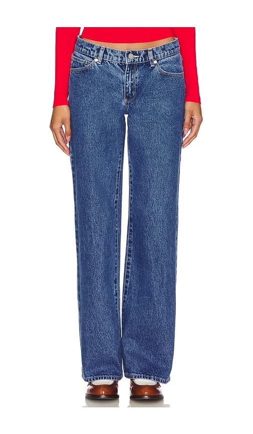 abrand a 99 straight leg in denim-medium.