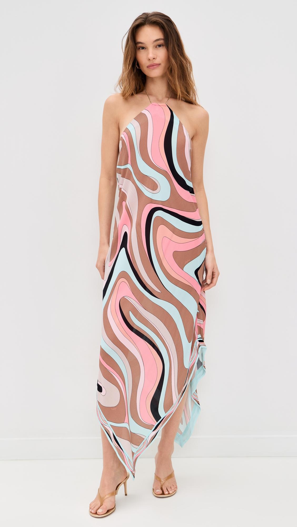 abstract swirl elise dress