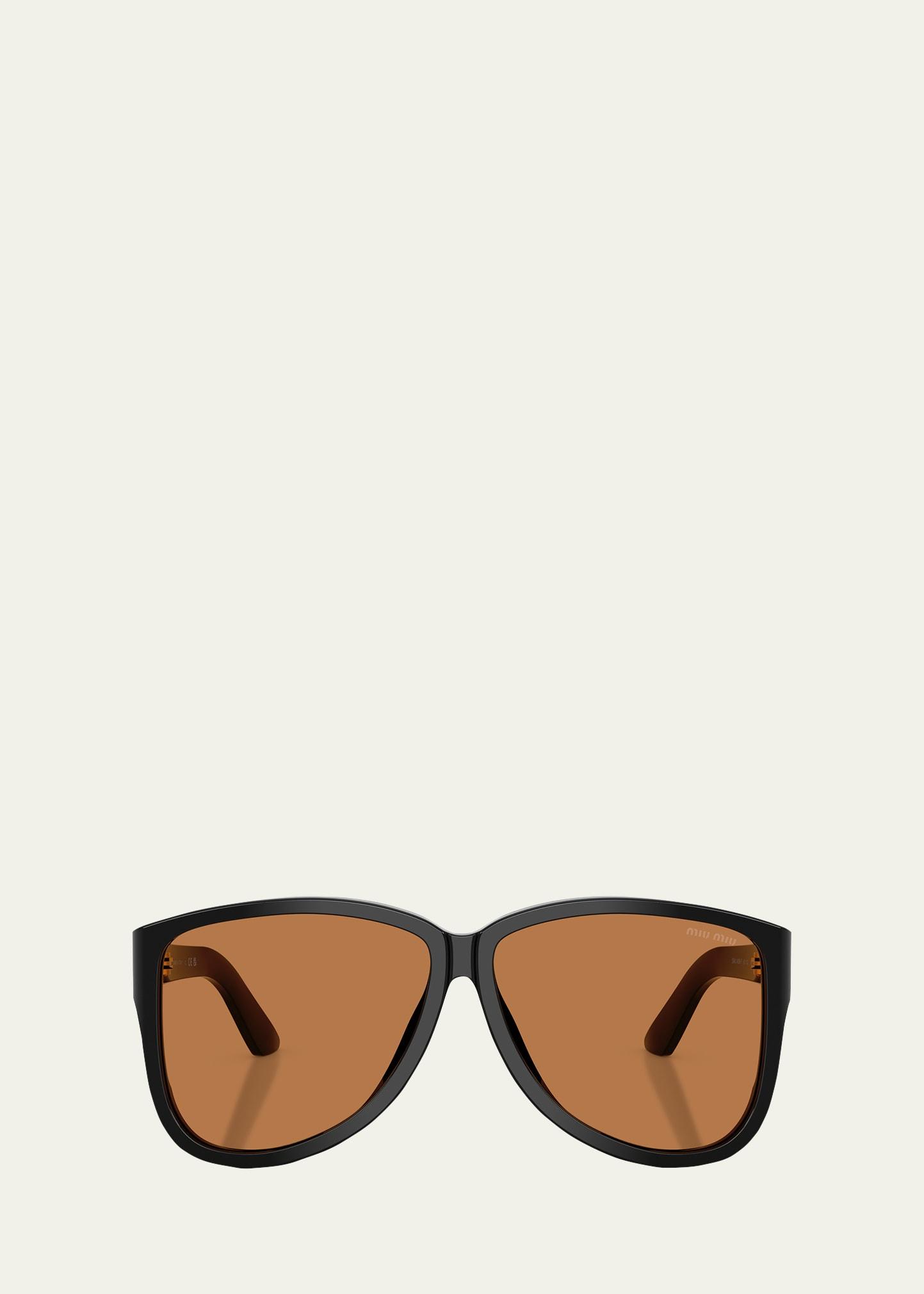 acetate aviator sunglasses