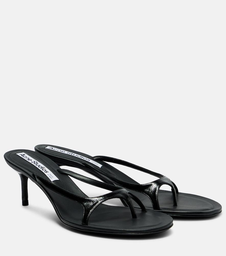 acne studios 60 patent leather sandals