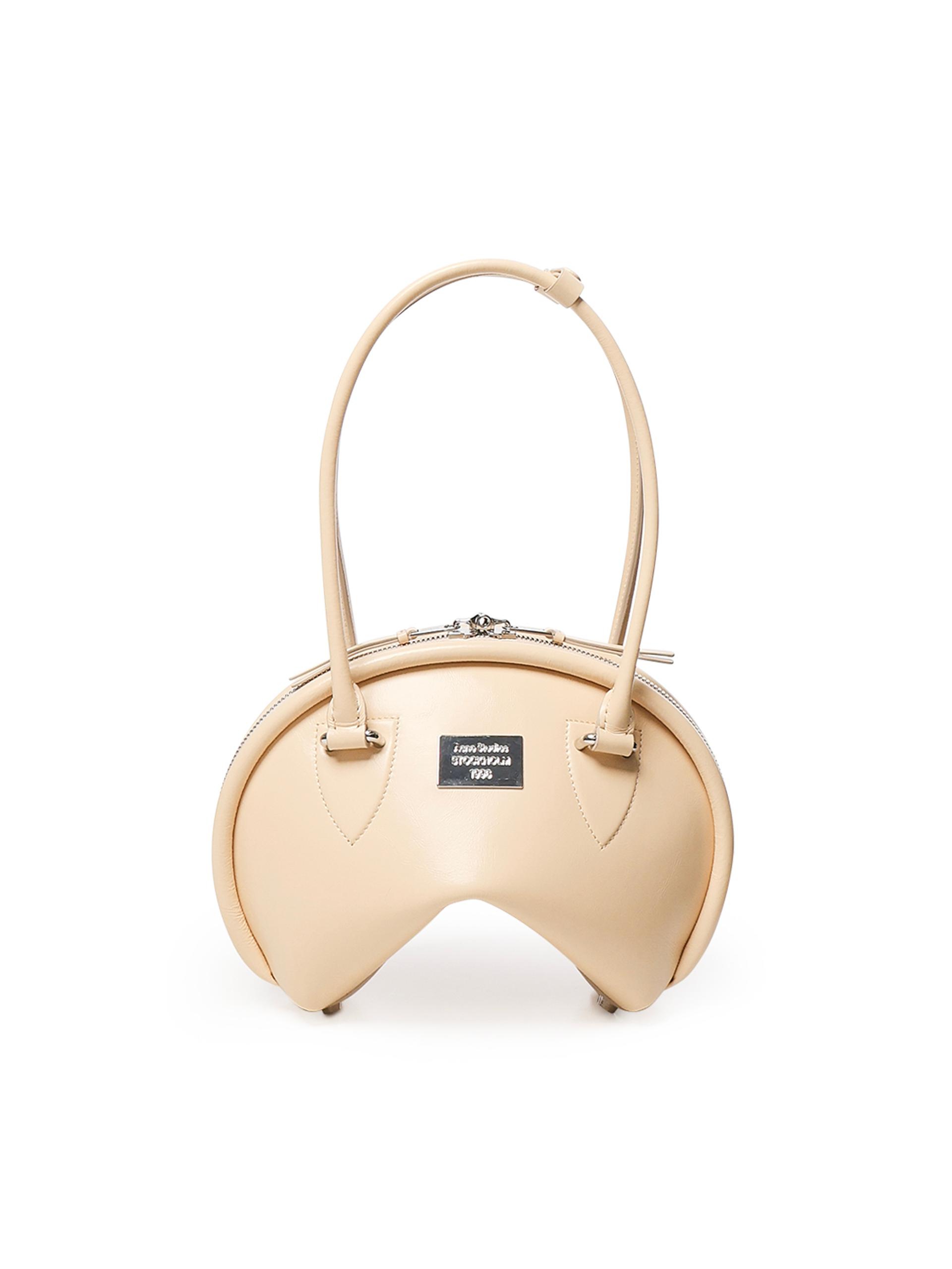 acne studios bags vanilla yellow shell: calf leather - women