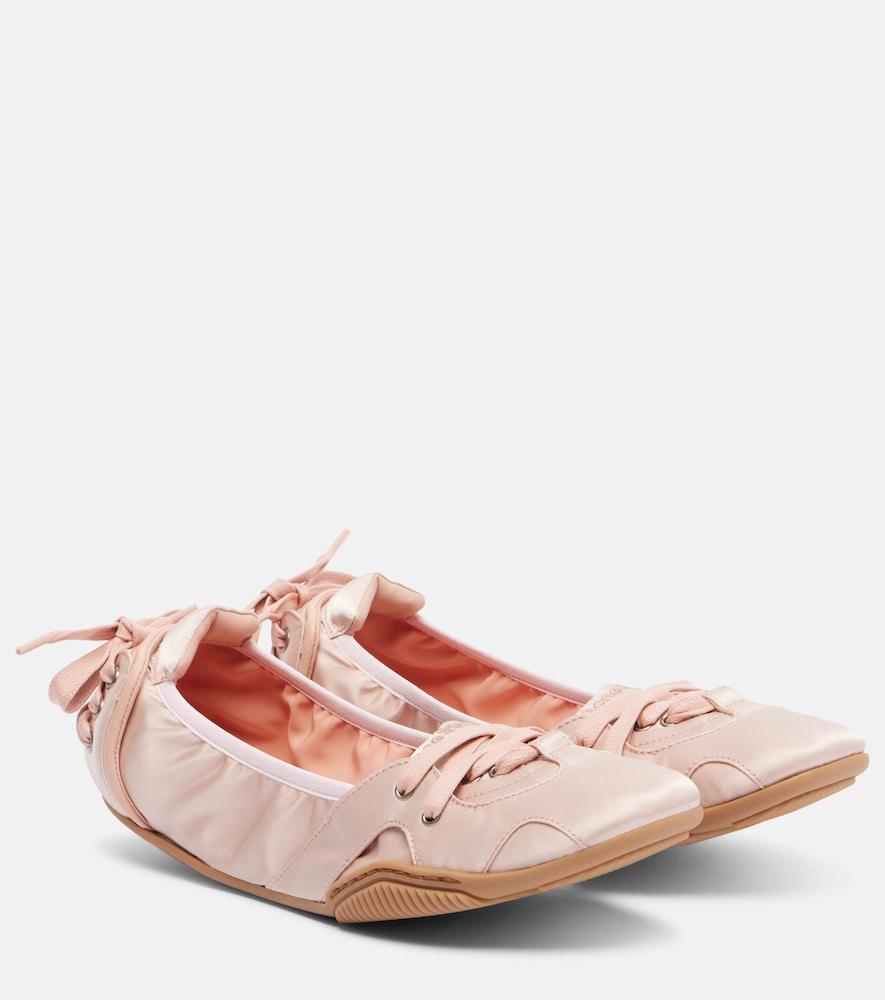 acne studios bilaria satin sneakers