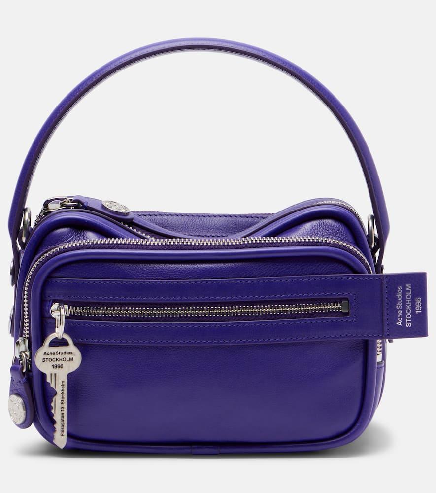 acne studios camero kit mini leather top