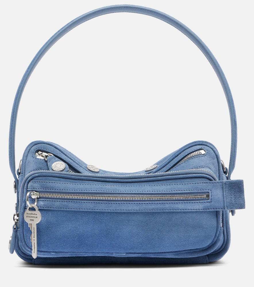 acne studios camero party suede shoulder bag