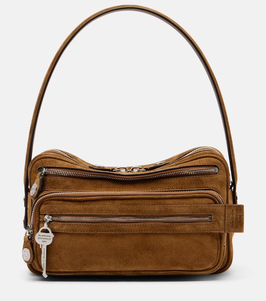 acne studios camero party suede shoulder bag