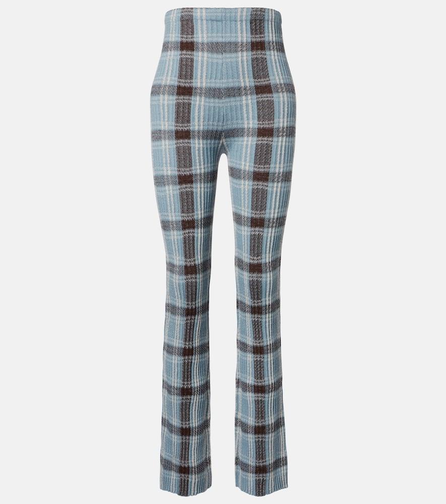 acne studios checked wool
