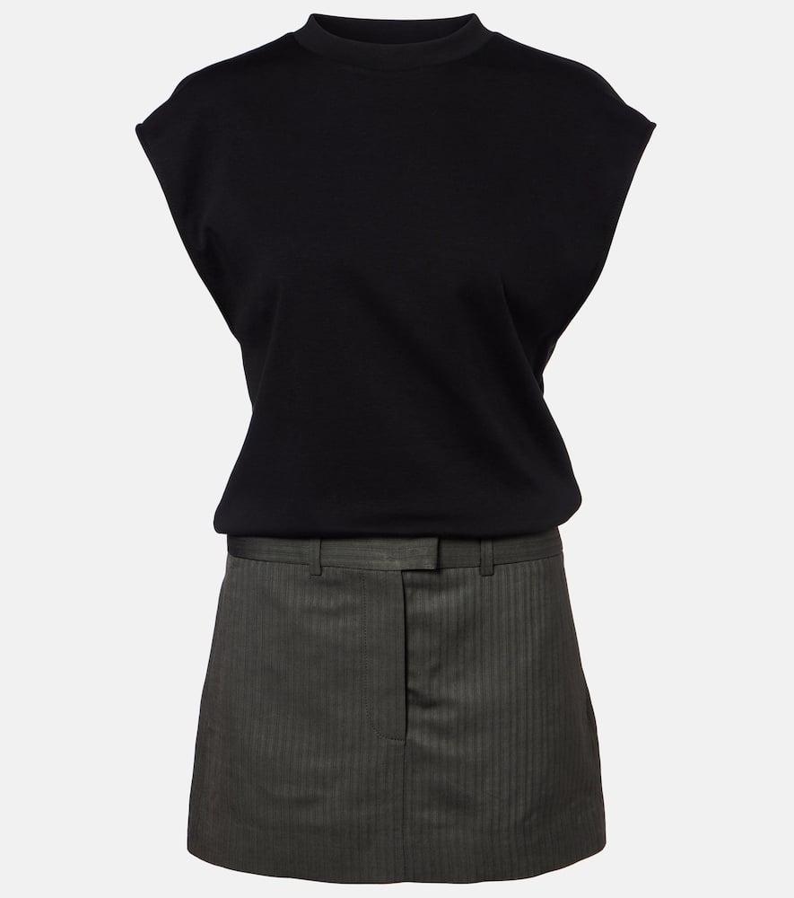 acne studios cotton minidress