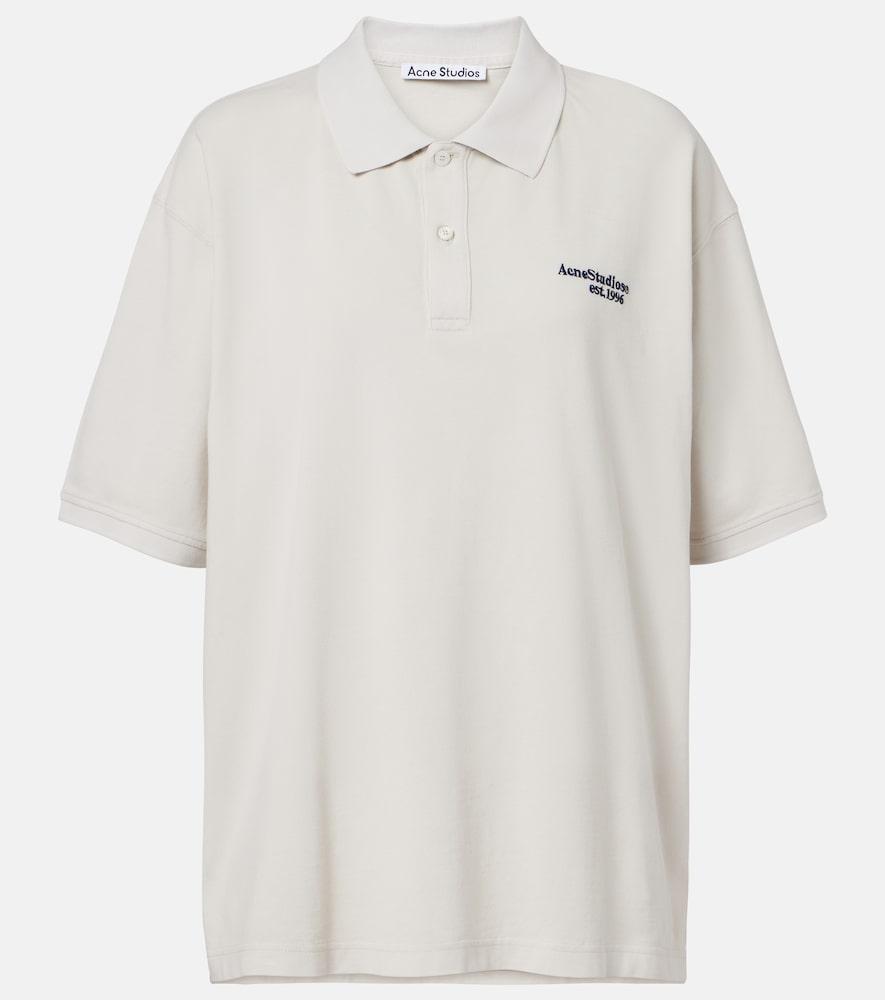 acne studios cotton polo shirt