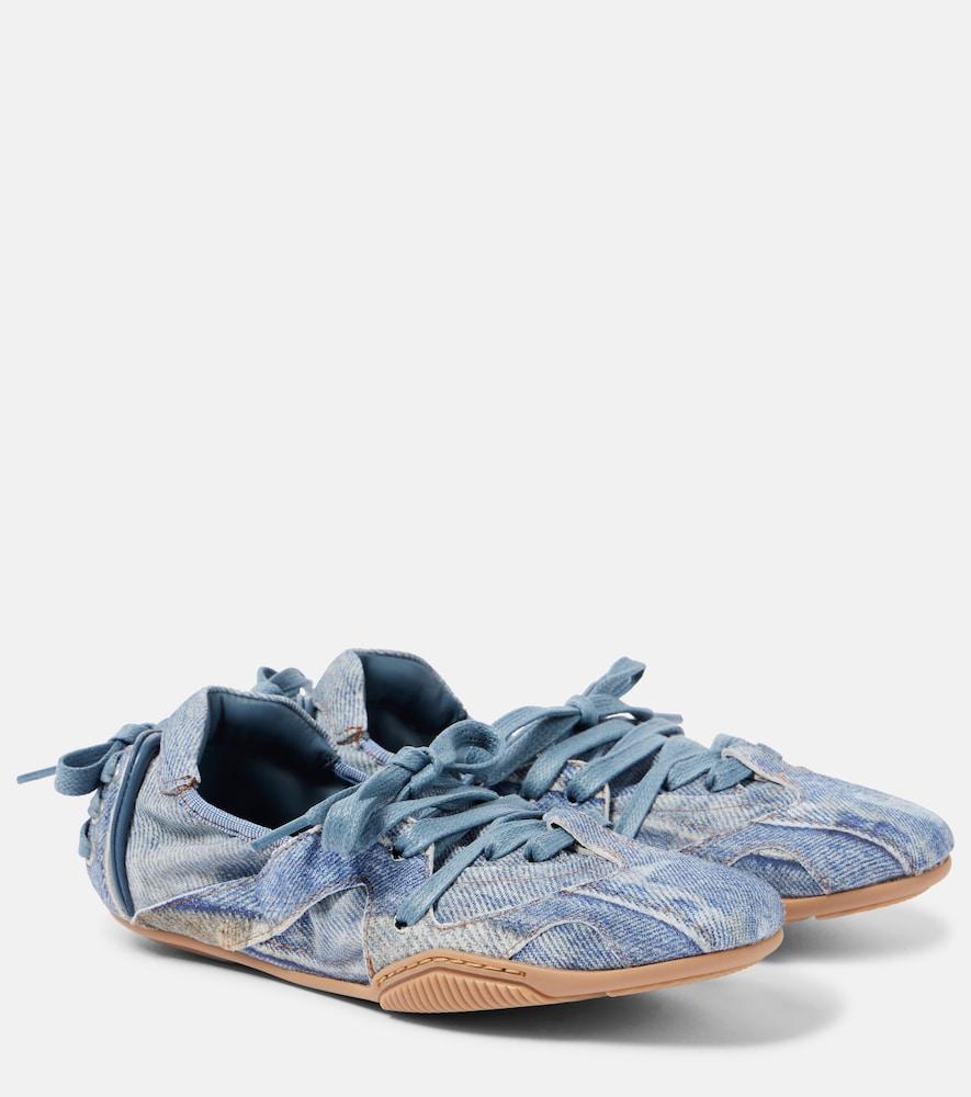acne studios denim sneakers