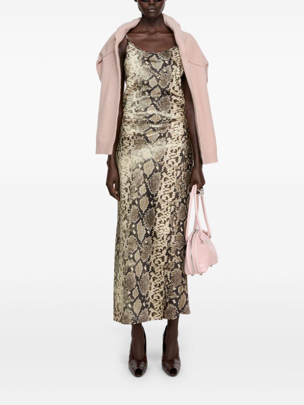 acne studios dresses brown polyester - women