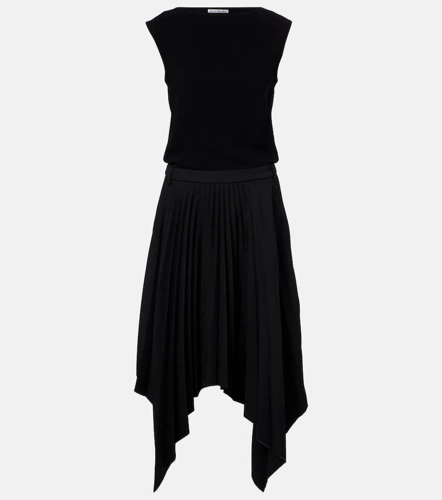 acne studios duba midi dress