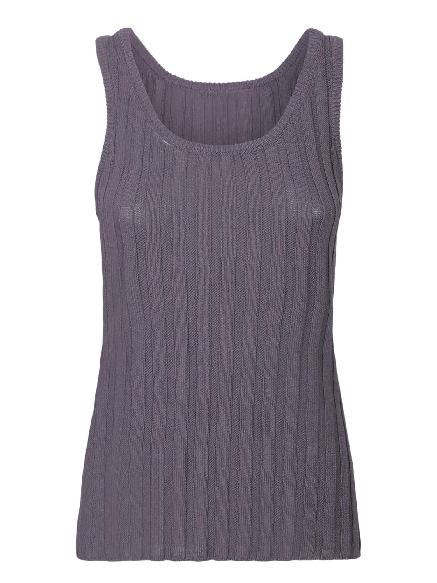 acne studios grey knit tank top