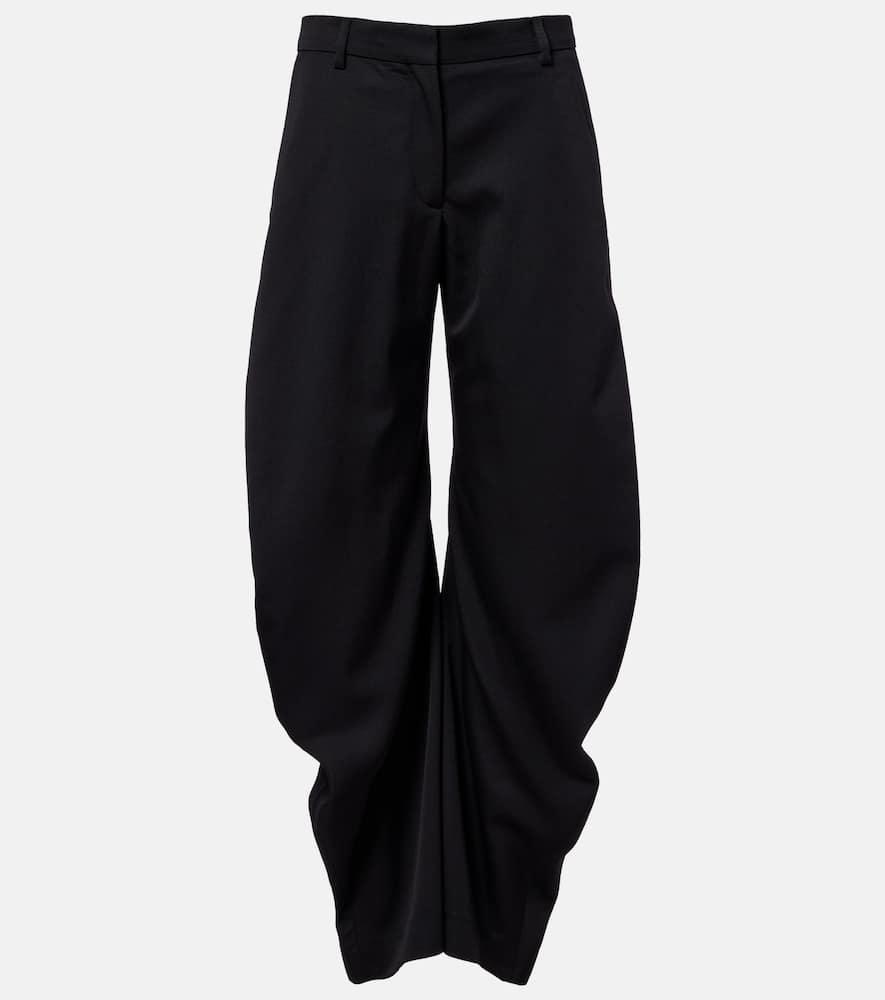 acne studios houndstooth wool suit pants