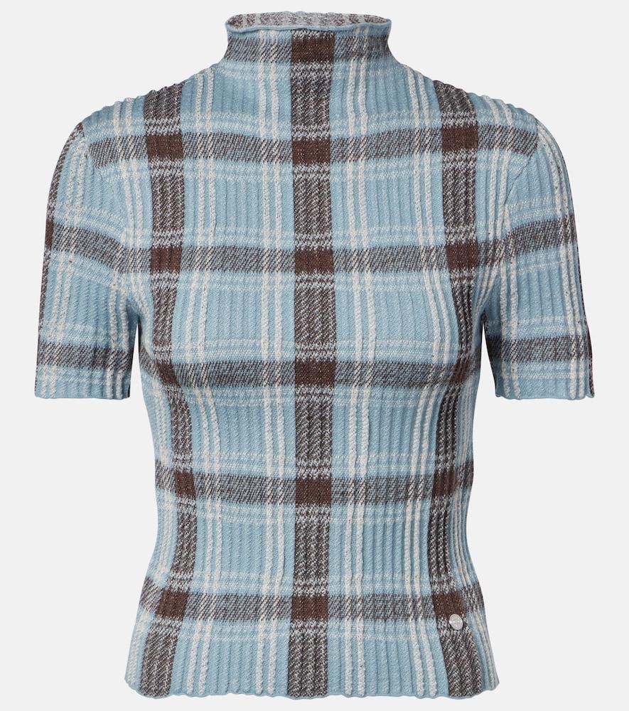 acne studios kosa checked wool