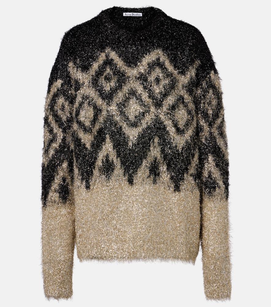 acne studios lamé sweater