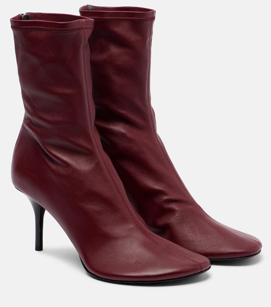 acne studios leather ankle boots