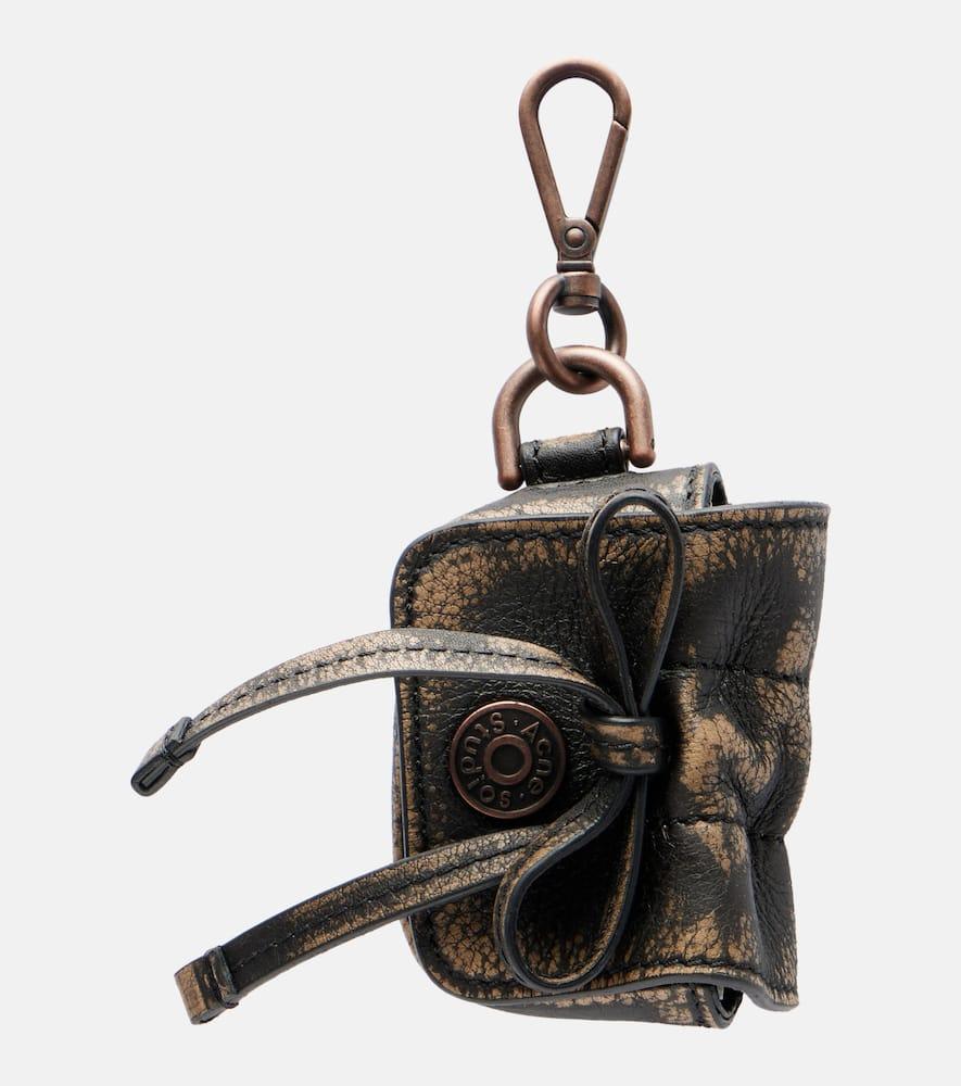 acne studios leather headphone case