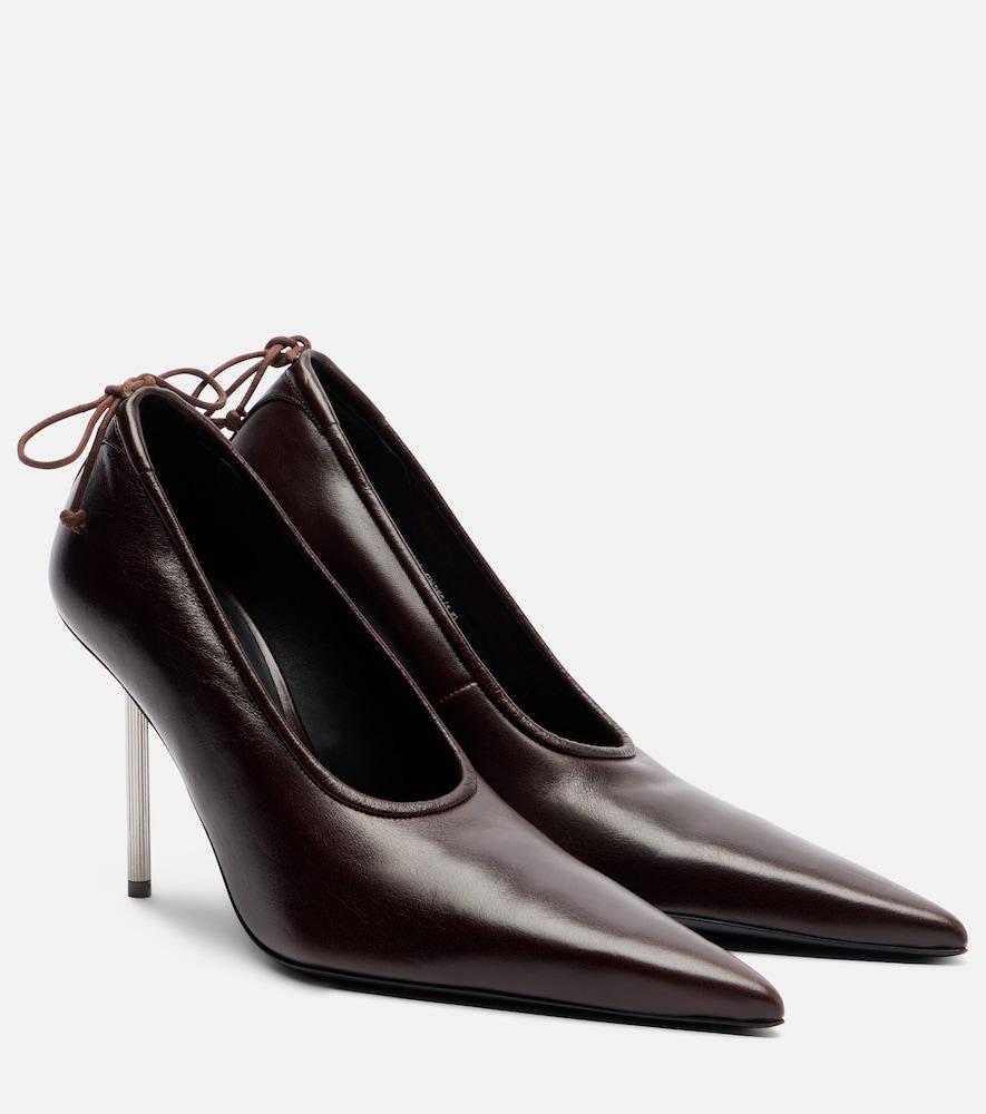 acne studios leather pumps