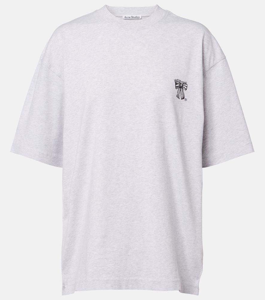 acne studios logo cotton jersey t