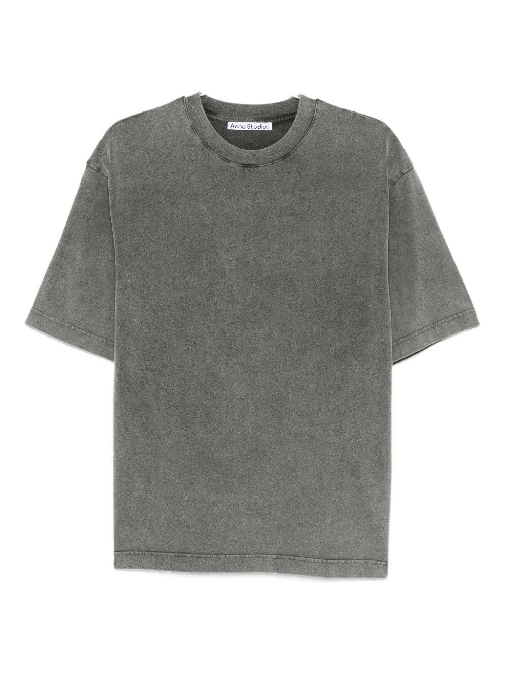 acne studios logo cotton t-shirt
