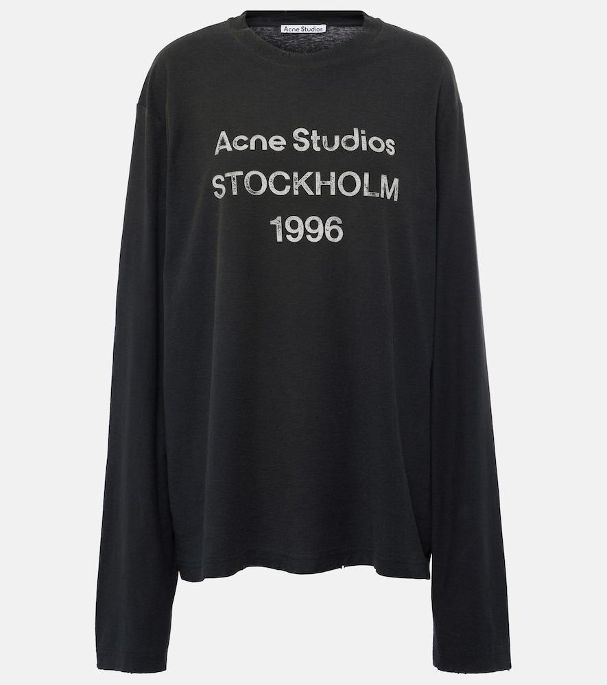 acne studios logo cotton