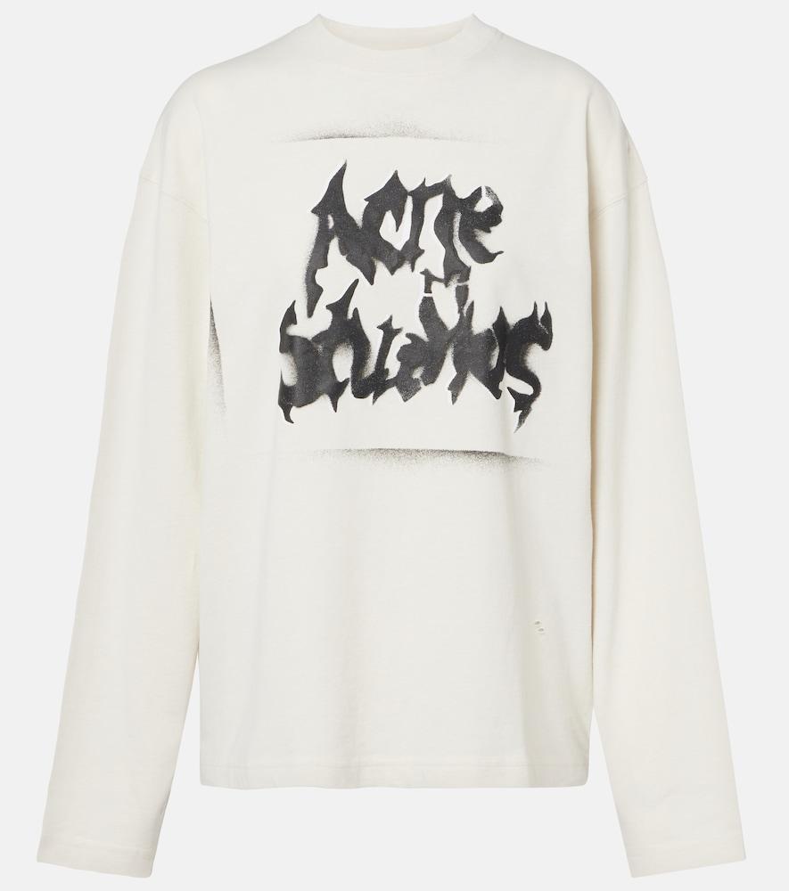 acne studios logo cotton