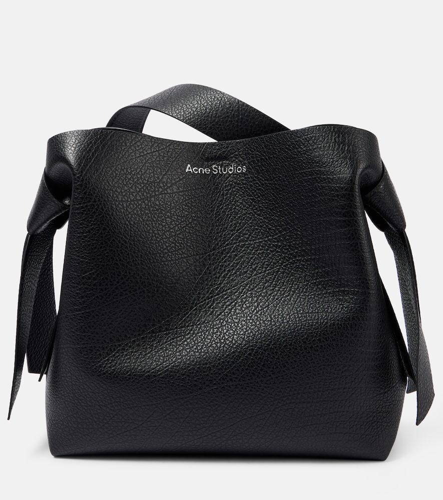 acne studios musubi medium leather shoulder bag
