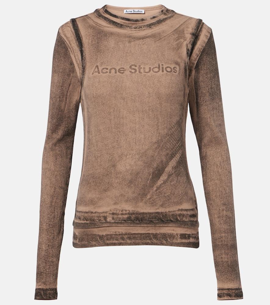 acne studios printed cotton