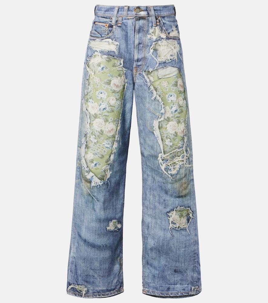 acne studios printed wide