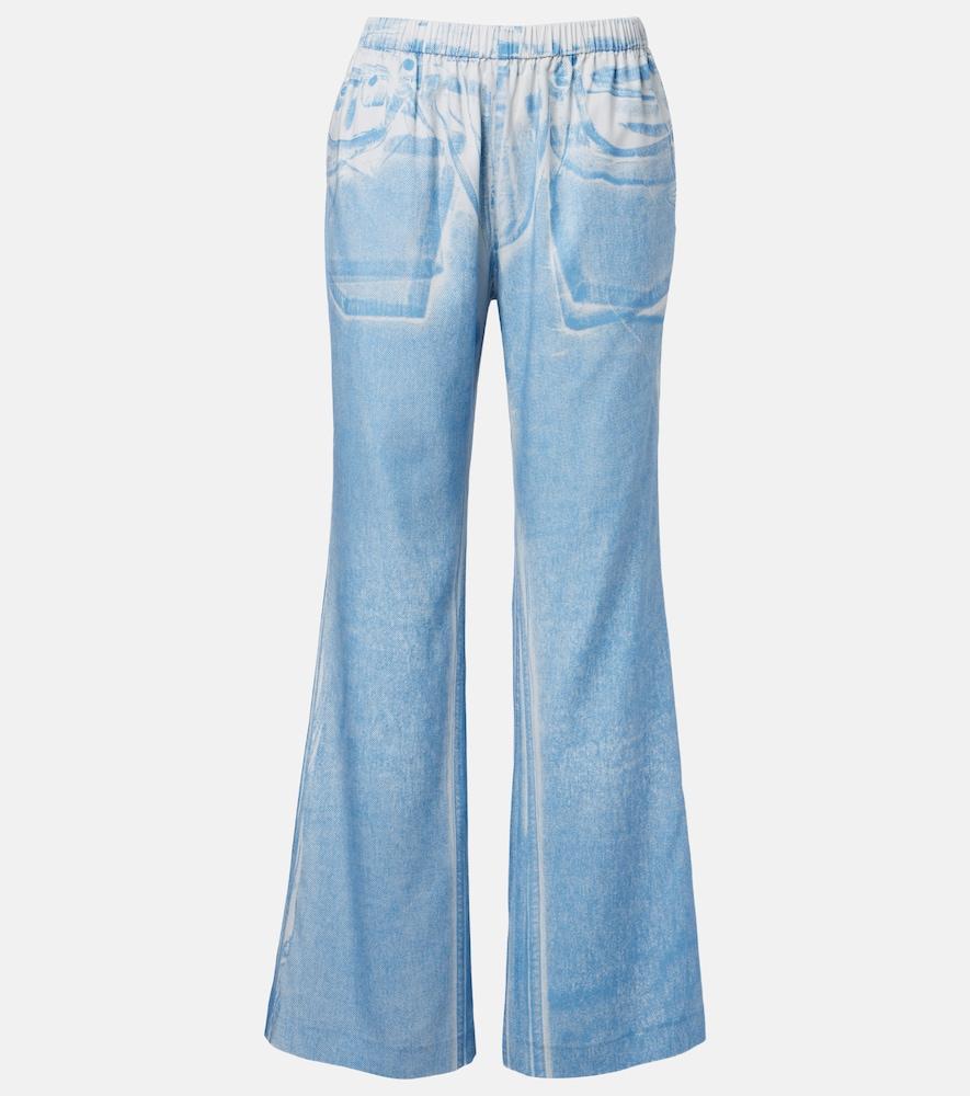 acne studios printed wide