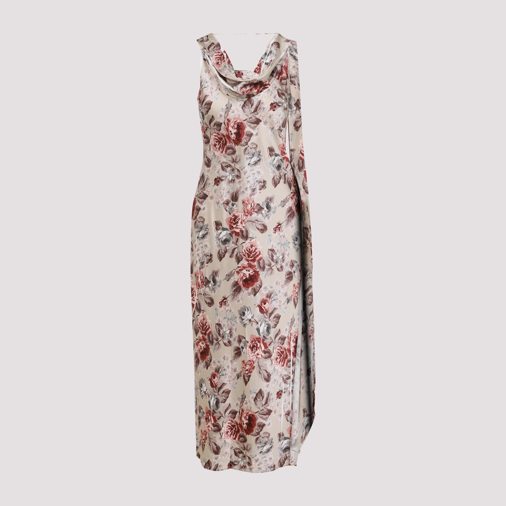 acne studios rw-wn-dres000010 dress multicolour viscose elastane - women