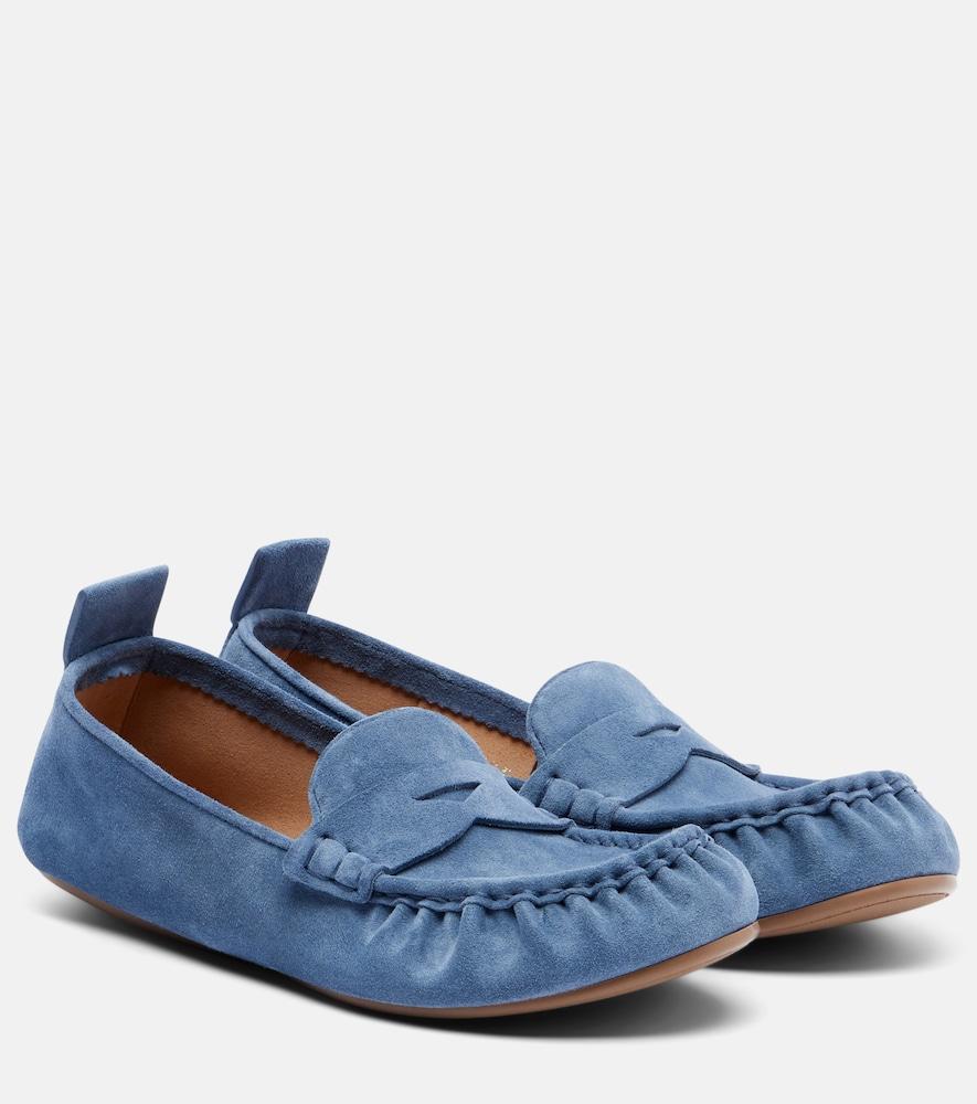 acne studios suede loafers