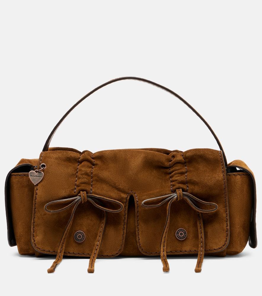 acne studios suede shoulder bag