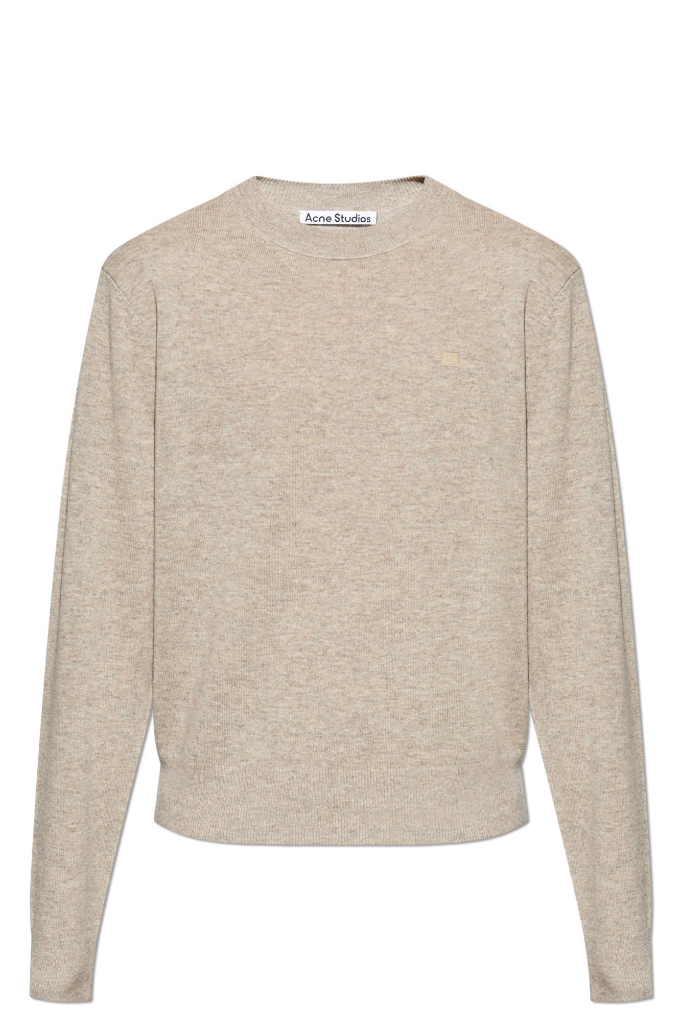 acne studios wool sweater with logo