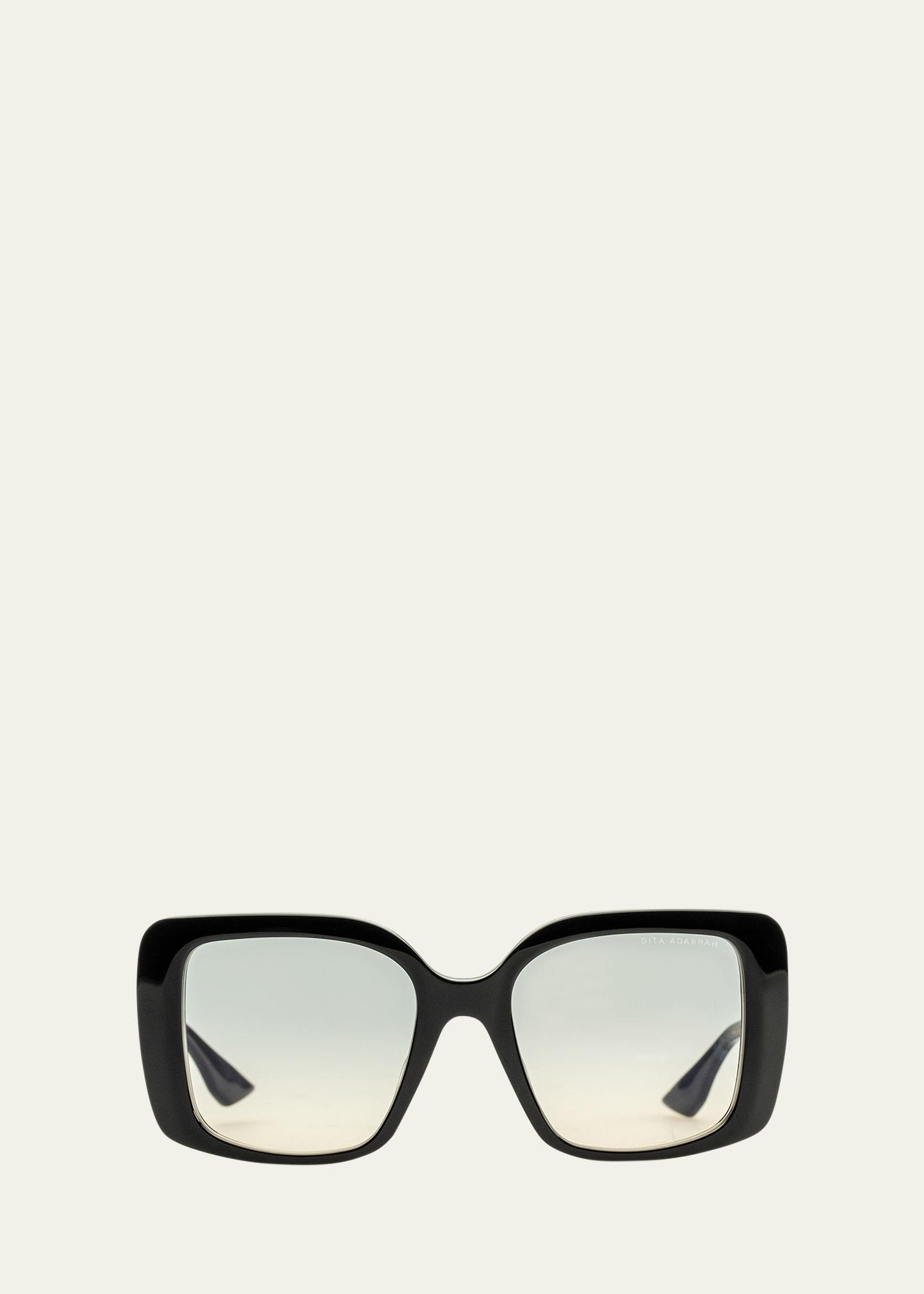 adabrah oversized square acetate sunglasses