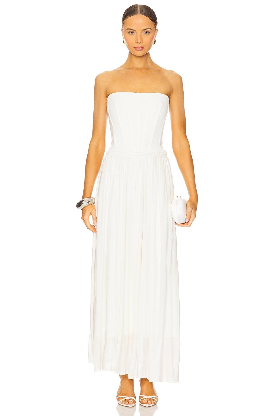 adalys bustier midi dress