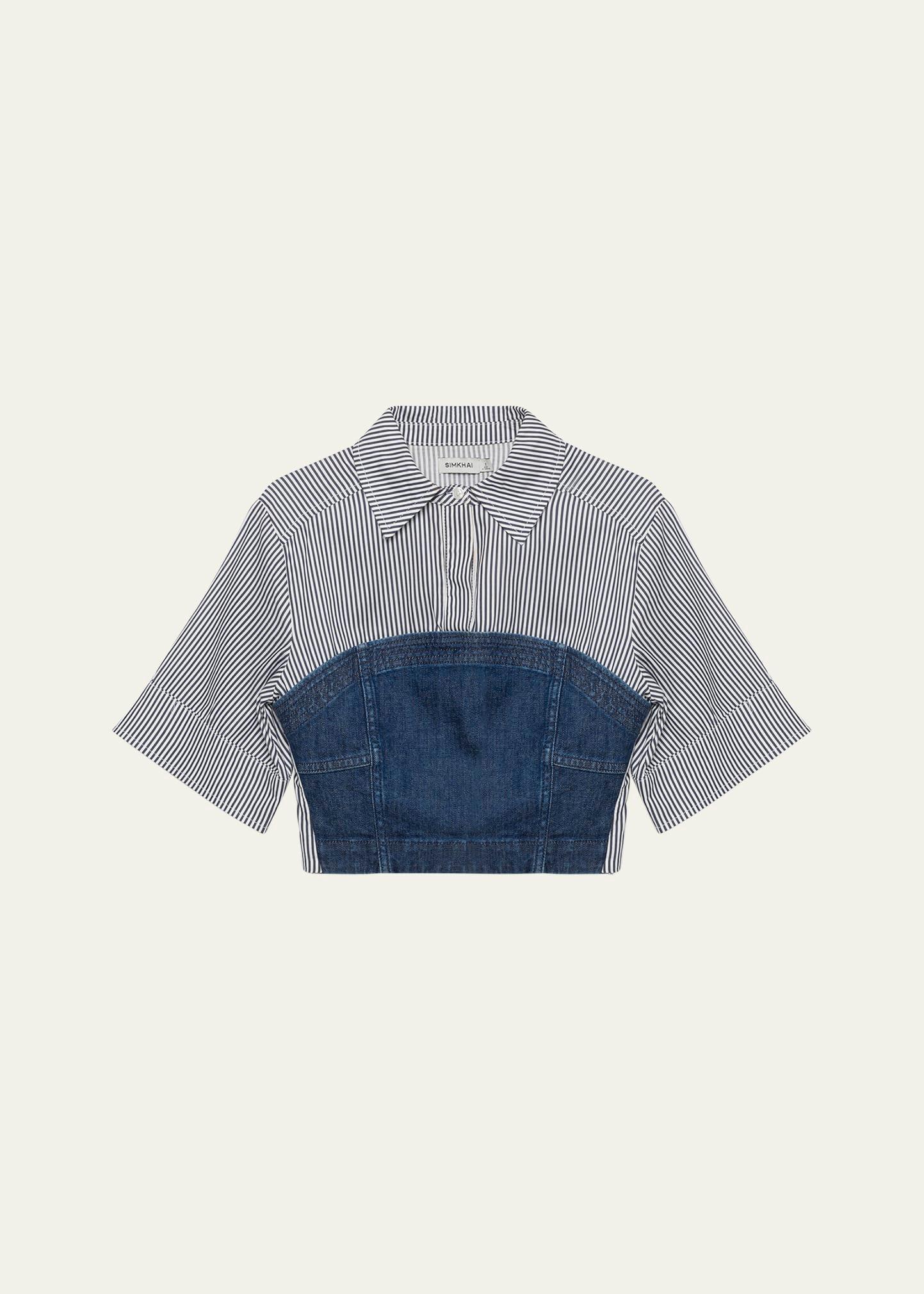 adams short-sleeve combo shirt