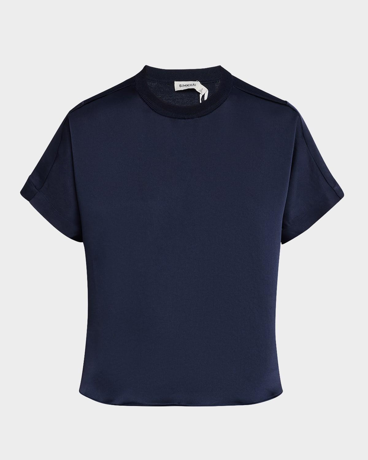 addy short-sleeve knit t-shirt