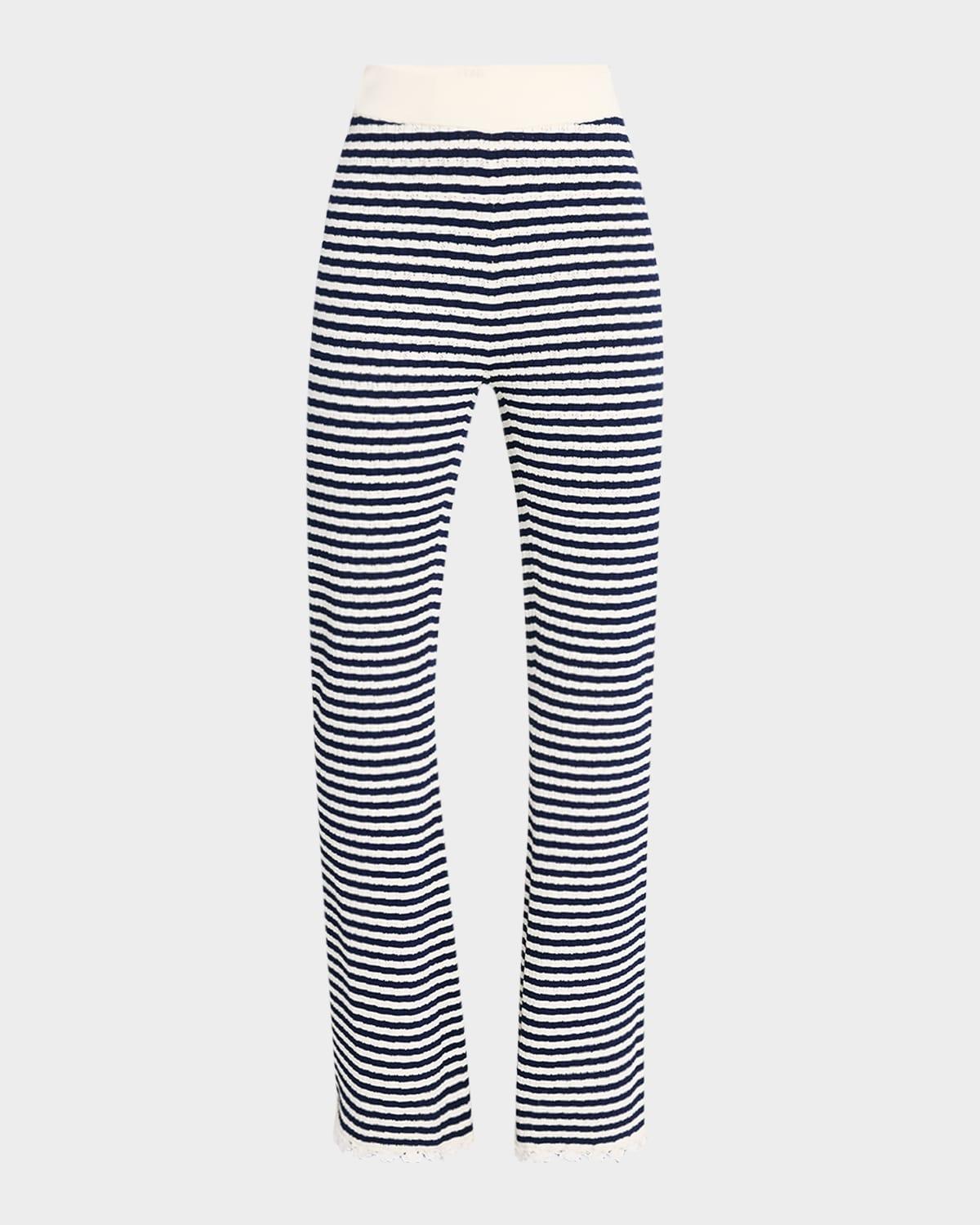 addy stripe knit pants