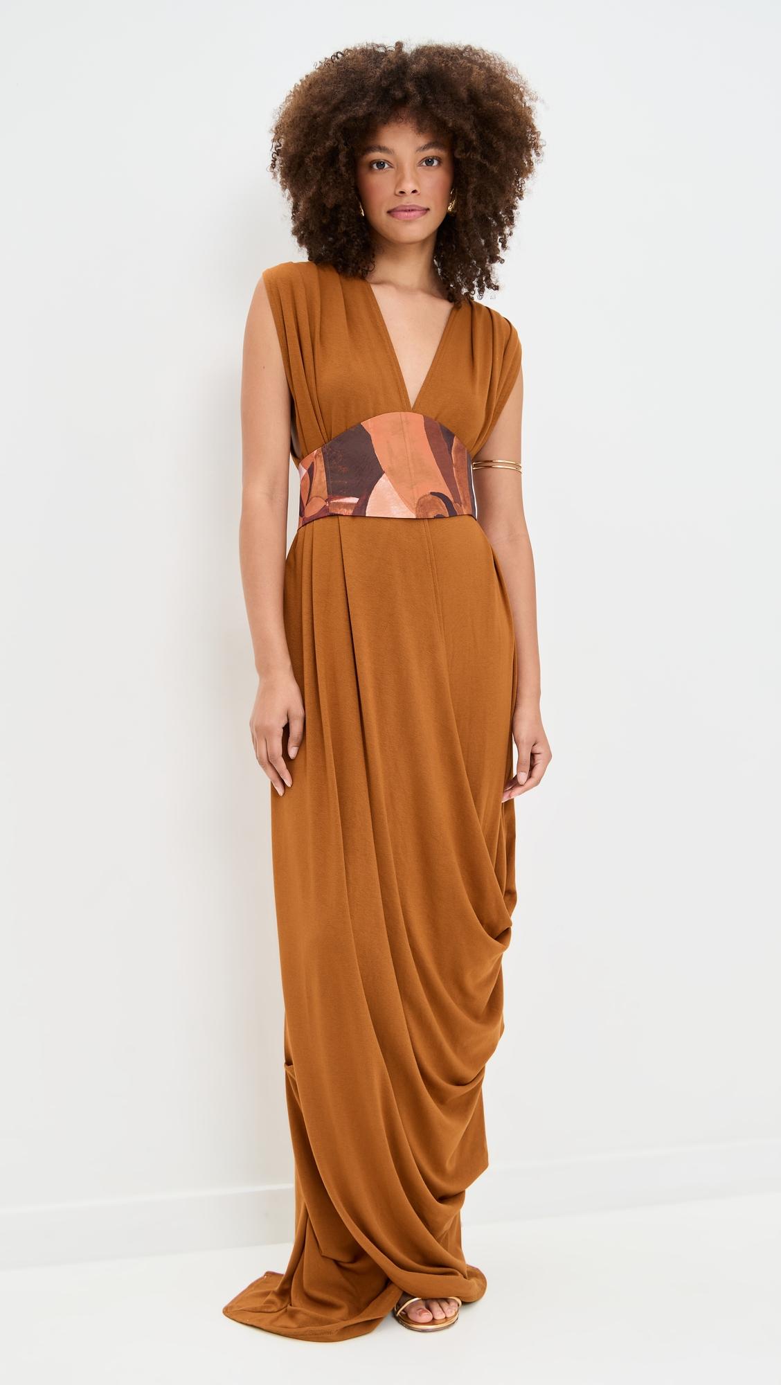 adi knit caftan dress