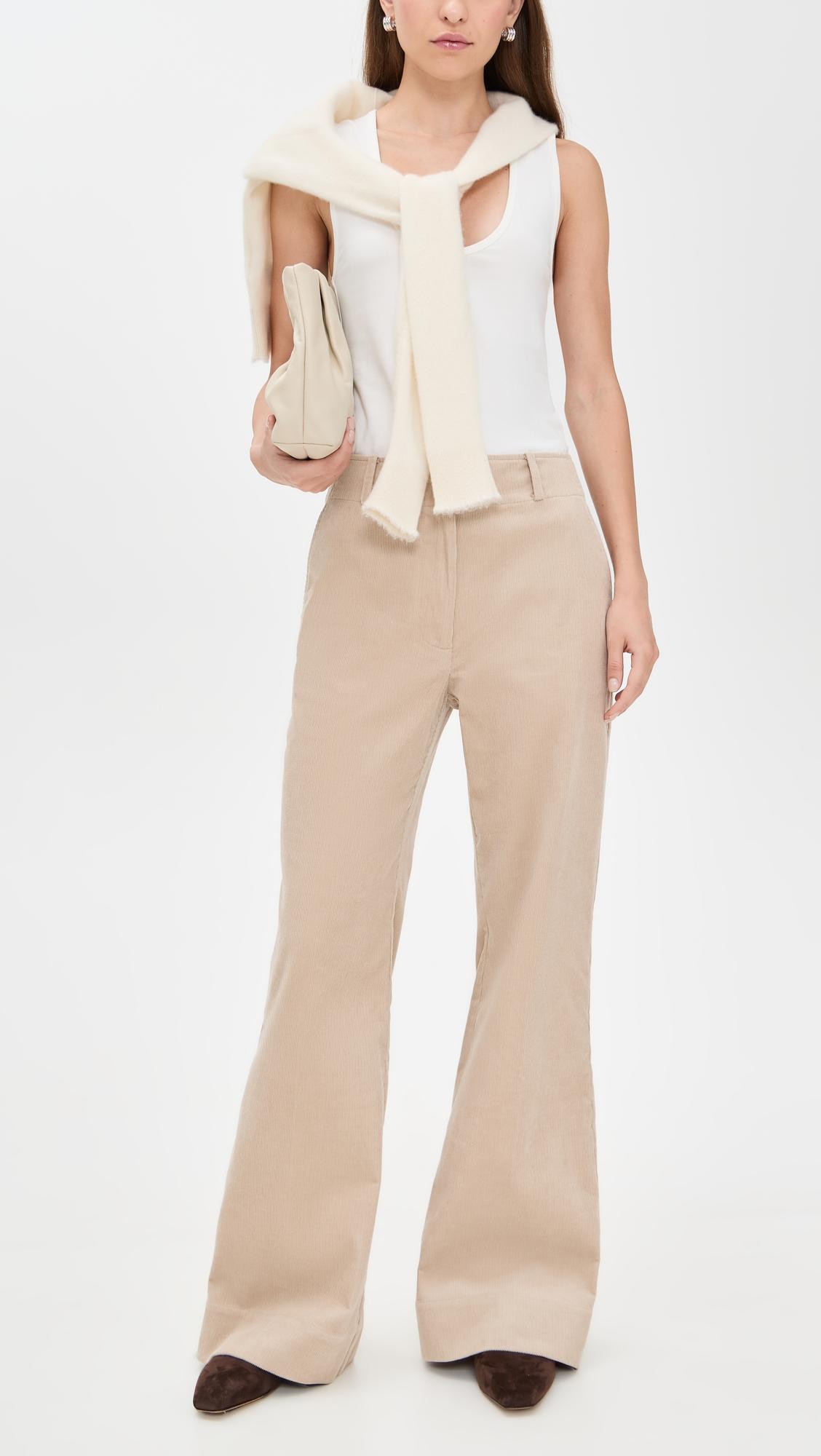 adi wide leg corduroy trousers