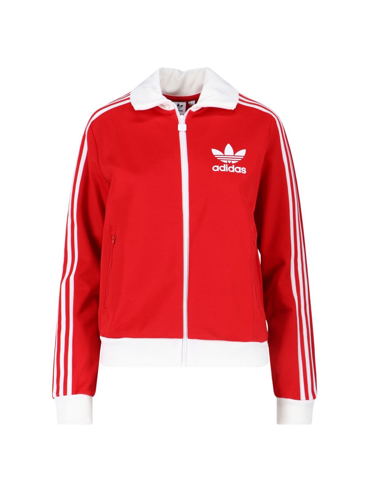 adidas 'beckenbauer' zip sweatshirt