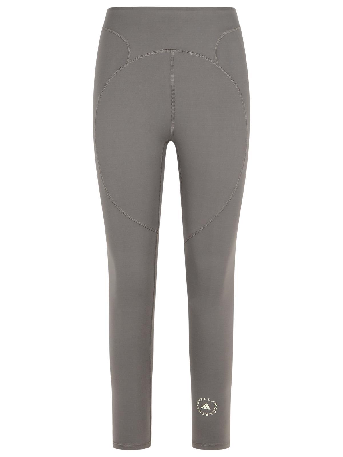 adidas by stella mccartney 7/8 grey polyamide blend leggings
