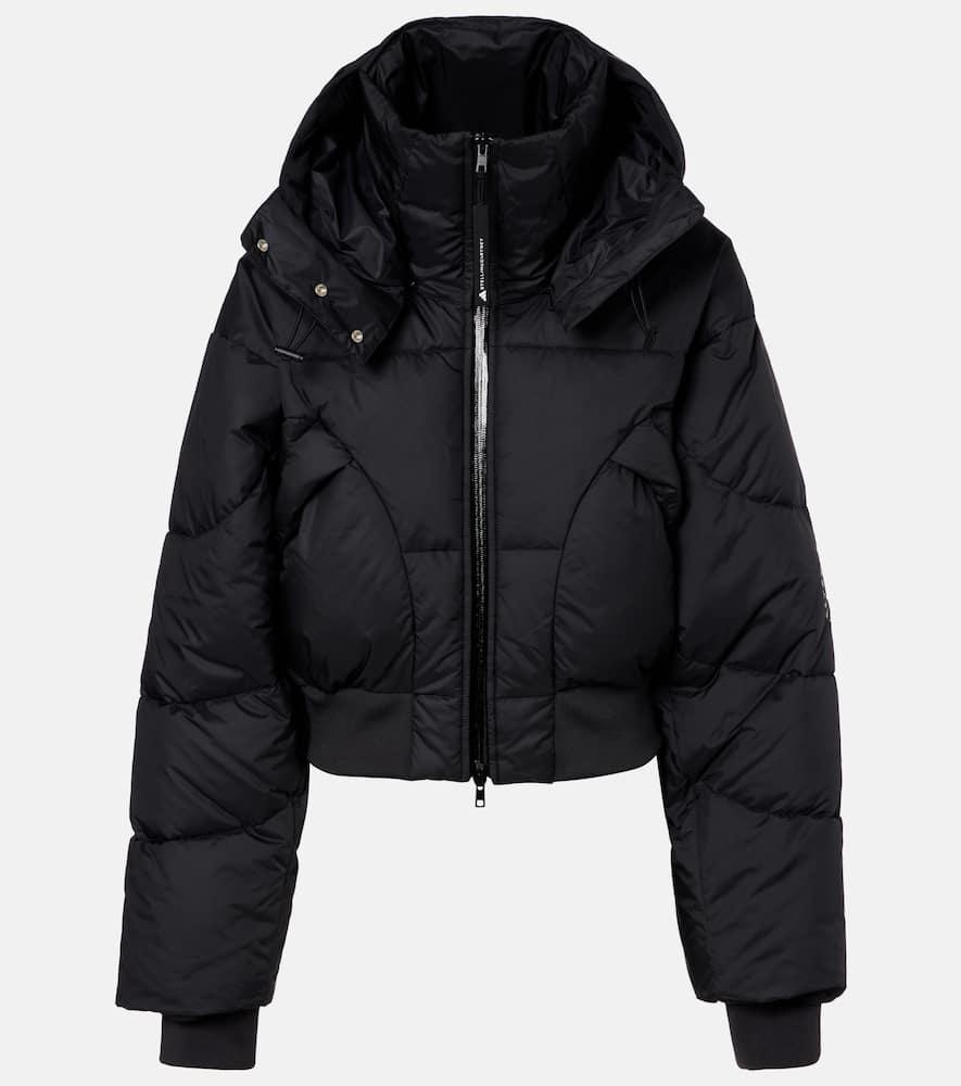 adidas by stella mccartney cropped puffer jacket